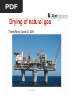 Aker Solutions Presentation - Drying of Natural Gas