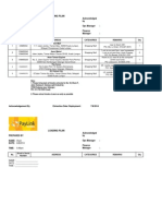 Loading Plan: Prepared by Acknowledged by NAME: Ilham Ops Manager: DATE: 6/8/2014 Time: Finance Manager