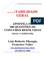 Apostila Contabilidade Geral 200 Exercicios 22222222