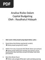 Download Risiko Dalam Capital Budgeting by indri070589 SN239513151 doc pdf