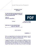 Tak Ng vs. Republic of the Philippines, G.R. No. L-13017, December 23, 1959, 106 Phil. 727 (1)