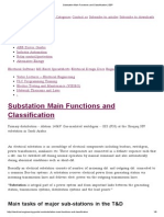 Substation Main Functions and Classification - EEP