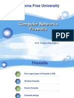 Varna Free University: Computer Networks Firewalls