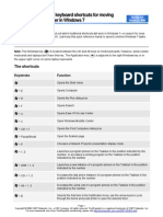 Windows 7 Keyboard Shortcuts