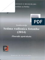 Jaksic O 2014 - Adsorption Plasmonics - Fotonika