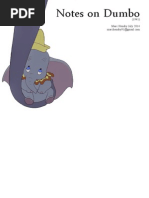 Download Notes on Dumbo by MarcHendry SN239523363 doc pdf