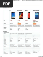 Download Mi3 vs Moto G 2nd Gen vs Redmi 1S vs Samsung Galaxy Grand 2 Compare Mobiles Flipkart by shivkumara27 SN239523767 doc pdf