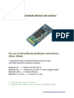 Serial Bluetooth Arduino Master Slave