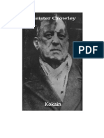 Aleister Crowley Kokain