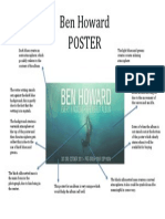 Ben Howard Poster Deconstruction