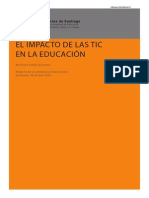 Impacto de Las Tic en La Educacion