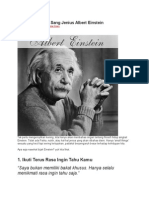 10 Nasehat Bijak Sang Jenius Albert Einstein