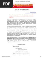 Phrasal Verbs - Verbos Preposicionais - Inglês _ Português