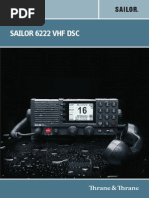 Sailor 6222 VHF DSC User Manual