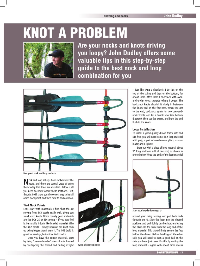 Knot a Problem Arrow Bow And Arrow
