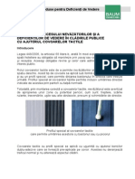 ASIGURAREA ACCESULUI NEVĂZĂTORILOR ŞI A DEFICIENŢILOR DE VEDERE ÎN CLĂDIRILE PUBLICE CU AJUTORUL COVOARELOR TACTILE