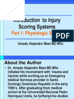 Introduction To Injury Scoring Systems: Part 1-Physiologic Scores