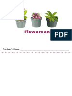 Flowers and Plants: Student's Name