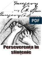Perseverenta in Sfintenie de C.H.Spurgeon