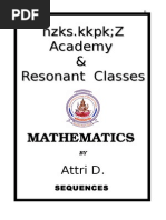 Sequence and Series