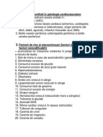 Principalele Entitati in Patologia Cardiovasculara