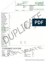 Services Invoice: Pakistan Telecommunicationcompany Limited STN NTN