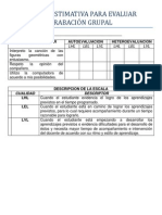 Escala Estimativa para Evaluar Songsmith