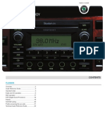 Skoda Car Radio Rhapsody II // Delta 6 Manual