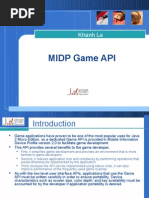 Midp Game Api: Khanh Le