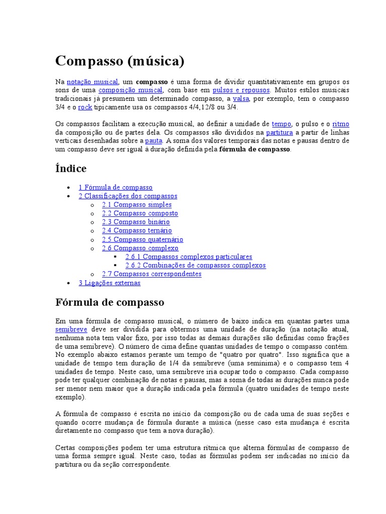 Compasso - Detalhes para Corrigir | PDF | Composições musicais ...