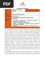 Ciencias Contabeis - Comportamento Organizacional - Cco1 Comportamento Organizacional Aula 3 Tema 3
