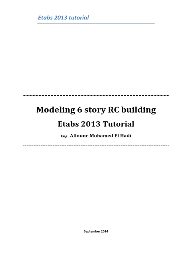 6 Story RC Building Eng Affoune.m.hadi PDF Computing Engineering
