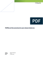 PHPExcel Documentacion de Desarrollo