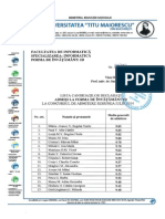 Lista Candidati Admisi Iulie 2014 Informatica Id