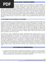 La Sociología Contemporánea