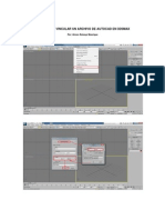 Pasos Para Vincular Un Archivo de Autocad en 3dsmax