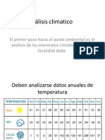 Análisis Climatico