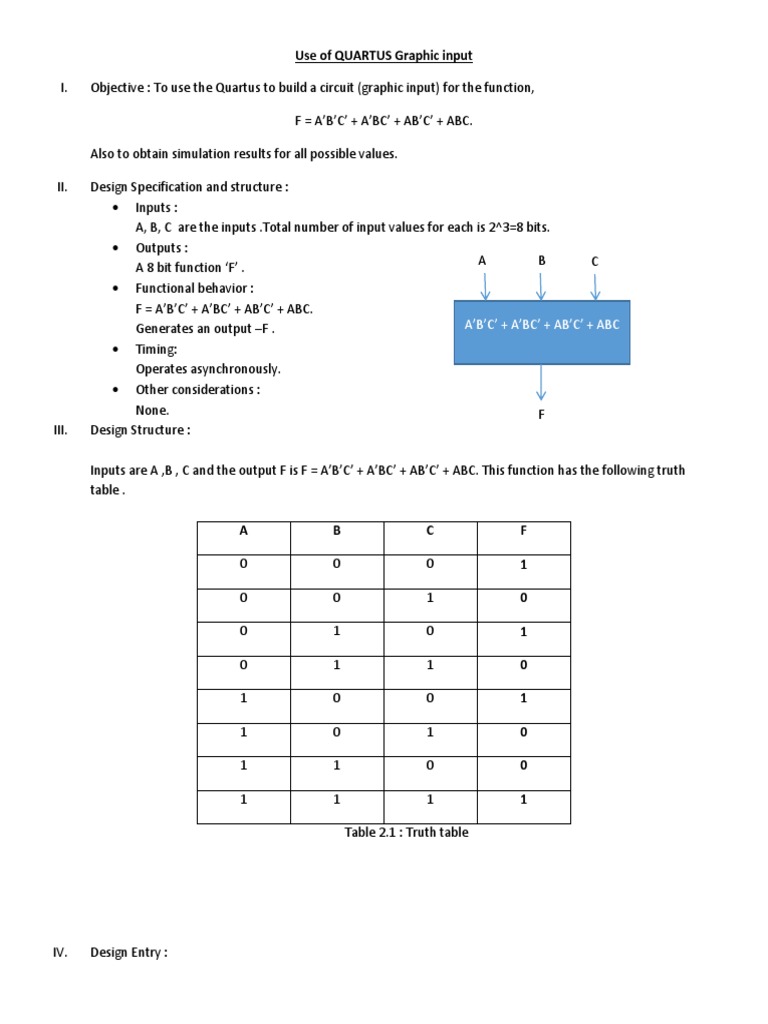 Logic Design in Verilog Reports | PDF | Hardware Description Language | Bit