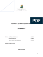 Relatorio de Quimica Organica 02