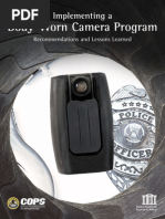 Download Implementing a Body-Worn Camera Program Recommendations and Lessons Learned by Adrian Arizmendi SN239586251 doc pdf
