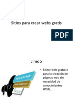 Sitios Para Crear Webs Gratis