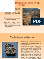 Yacimientos Económicos en El Perú