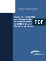 Guía Para La Búsqueda de Estándares Internacionales de Derechos Humanos en Internet