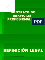 Contrato de Servicios Profesionales