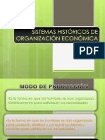Economia I-Sistemas Históricos de Organización Económica