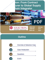 Solectron From Contract Manufacturer to Global Supply Chain Integrator2009