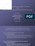 Steam Turbine Condition Monitoring and Sleeve Bearing Failure Analysis