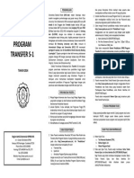 Leaflet Program Transfer S1 2014