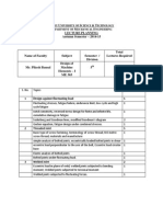 Lecture Plan ME 303