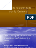 Ciencias Relacionadas Con La Quimica